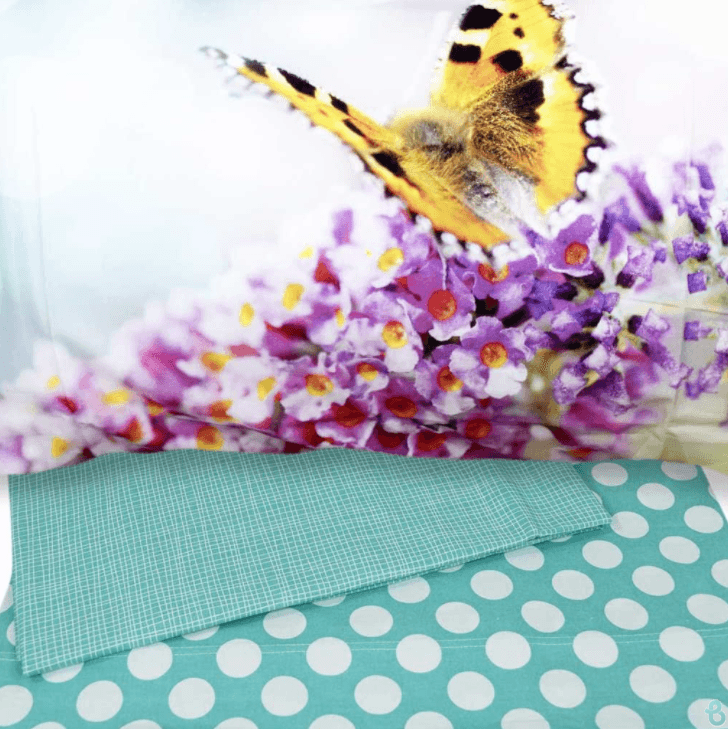 Riviera Completo Lenzuola per Letto Singolo Butterfly S20 - Passarelli Biancheria