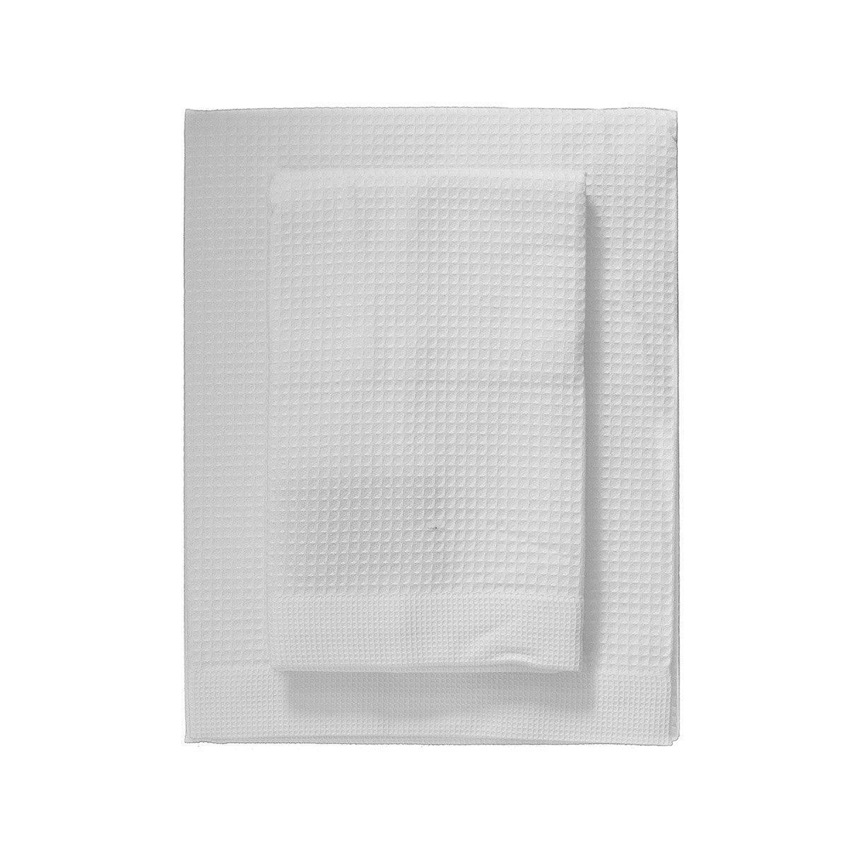 Zucchi Solotuo Set 1+1 Asciugamano + Ospite in Cotone Nido d'ape S10 - Passarelli Biancheria