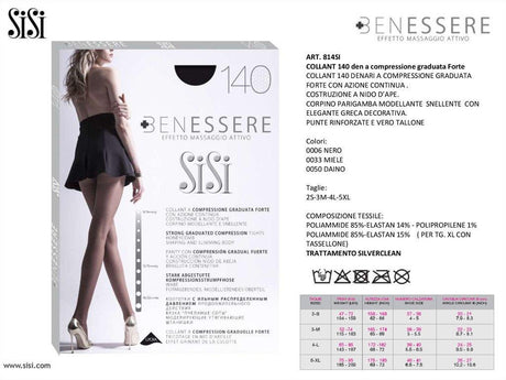 Sisi Collant Benessere 140 814SI S11 - Passarelli Biancheria