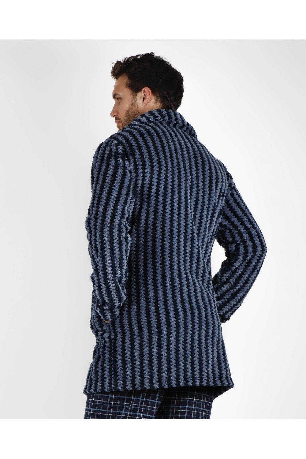 Admas Giacca da Camera per Uomo in Pile Corel con Cerniera 57494 S27 - Passarelli Biancheria