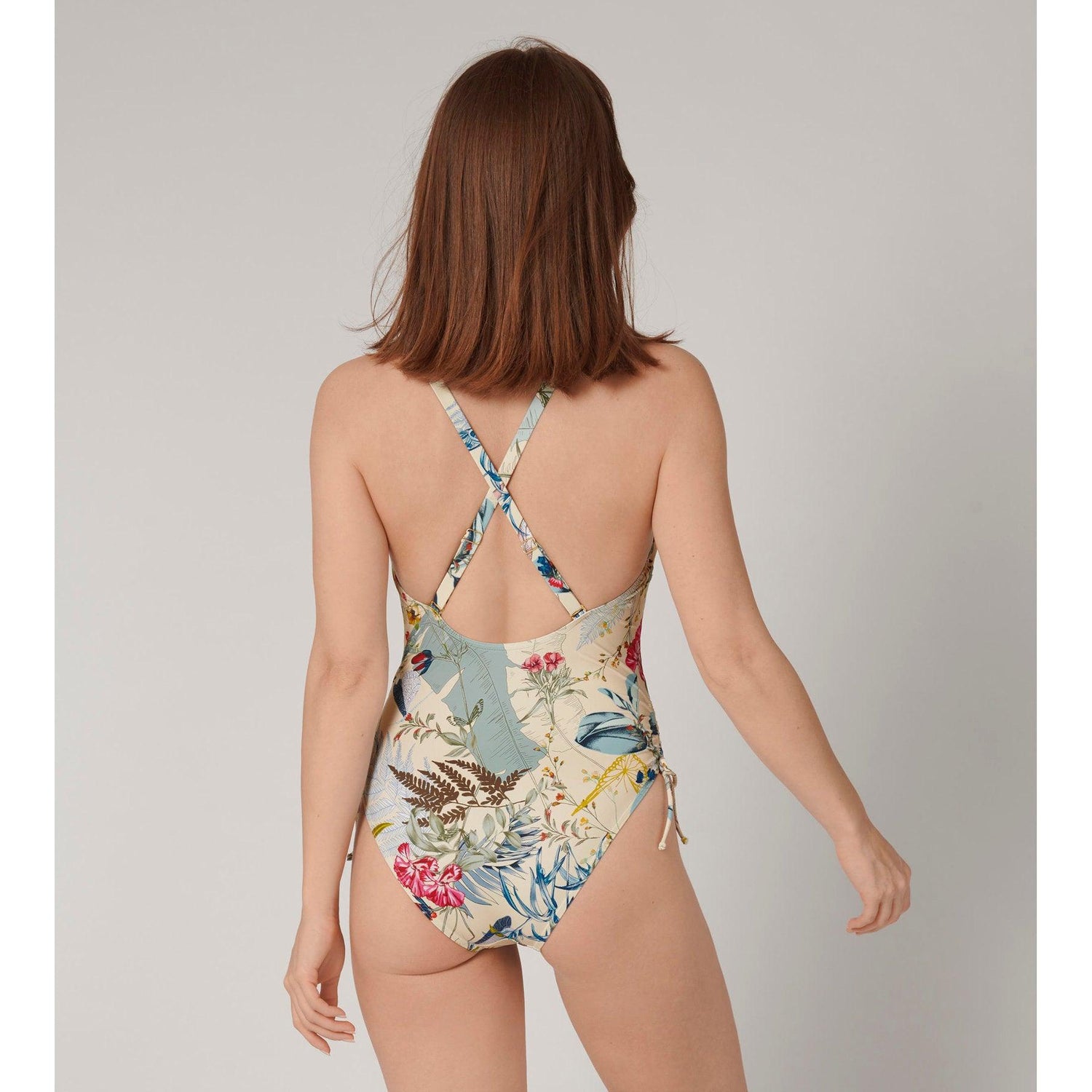 Triumph Costume Intero da Donna Botanical Leaf OP 10207919 S74 - Passarelli Biancheria