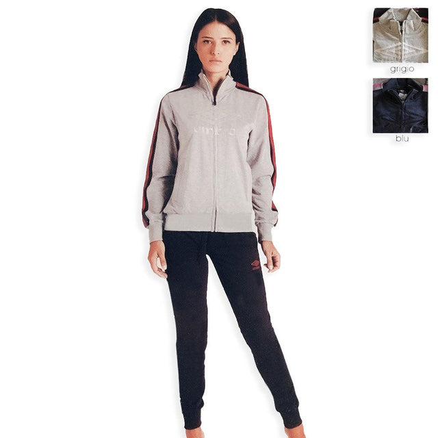 Umbro Tuta Donna in Cotone Leggero con Zip UPJ32024S S25 - Passarelli Biancheria