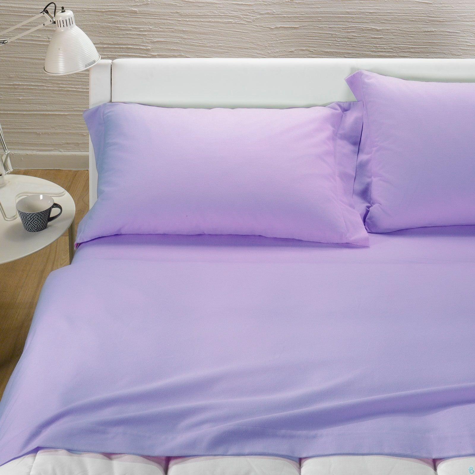 Caleffi Completo Lenzuola Flanella Tinta Unita Colors Matrimoniale D60 - Passarelli Biancheria