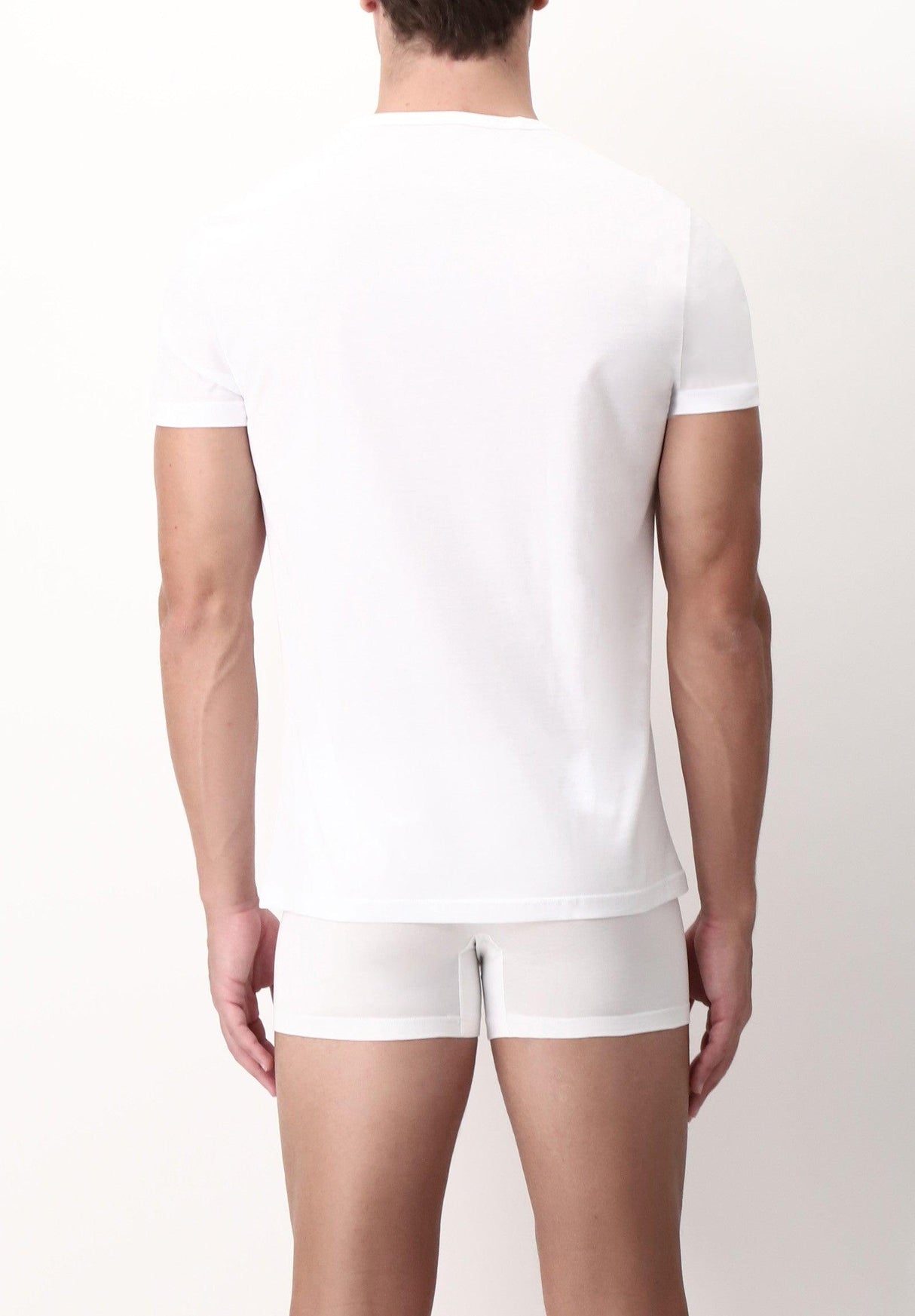 Perofil Maglia Intima da Uomo Girocollo Maniche Corte Filo Scozia Active VPRT00320 S29 - Passarelli Biancheria