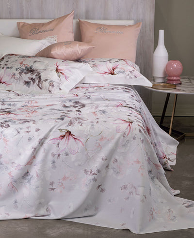Blumarine Completo Lenzuola Copriletto matrimoniale Magnolia 2504S205