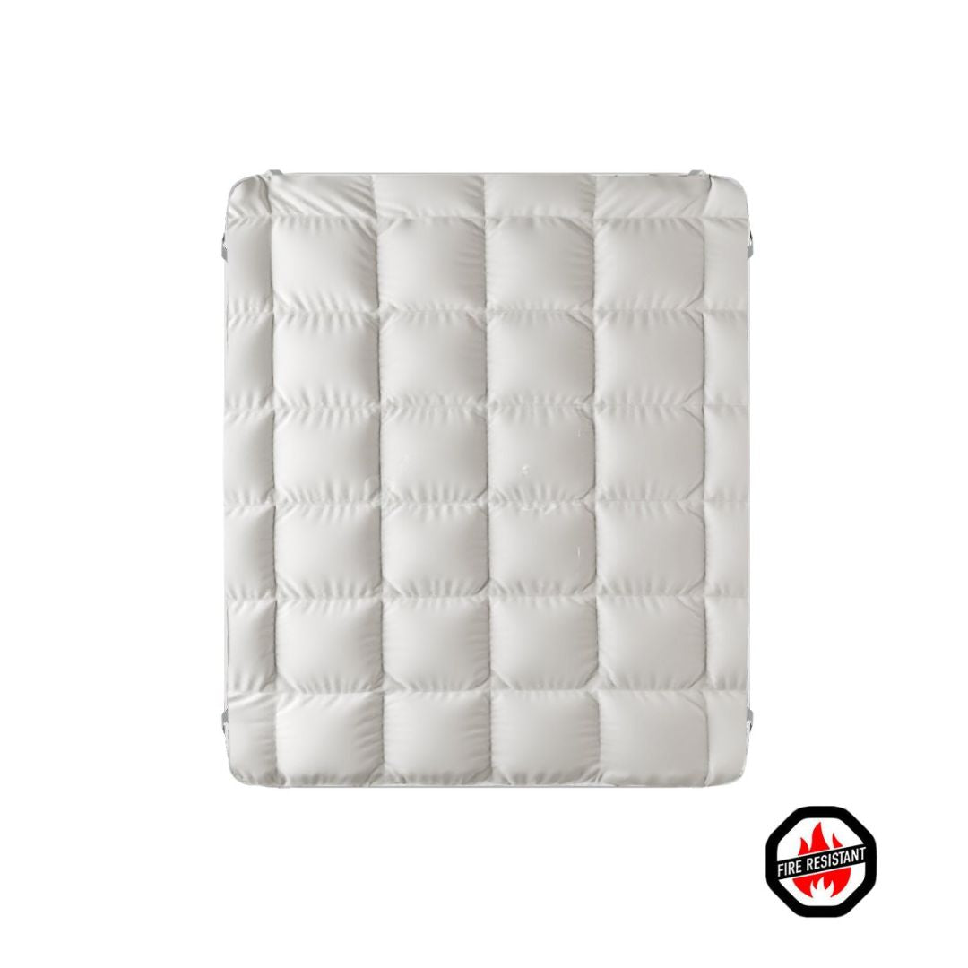 Topper Coprimaterasso Trapuntato Ignifugo Six Hotellerie - Varie Dimensioni