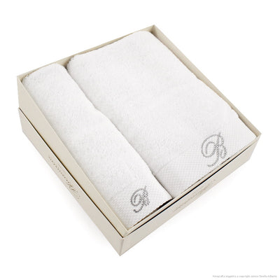 Blumarine Set 1+1 Asciugamani Spugna Benessere 102010074 2402S47