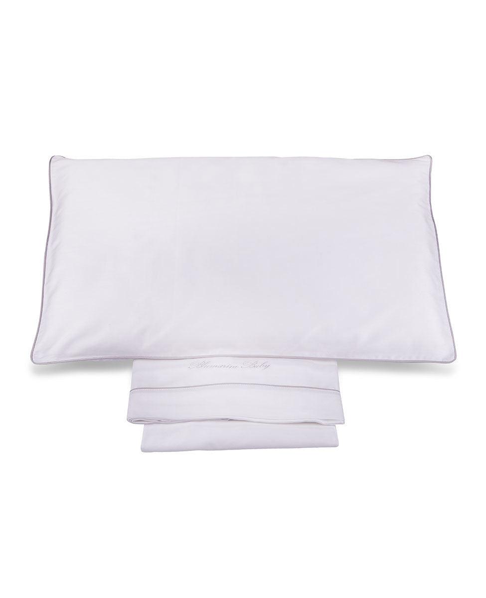 Blumarine Baby Completo Lenzuola Culla Lettino Baby Blu 101060086 S90 - Passarelli Biancheria