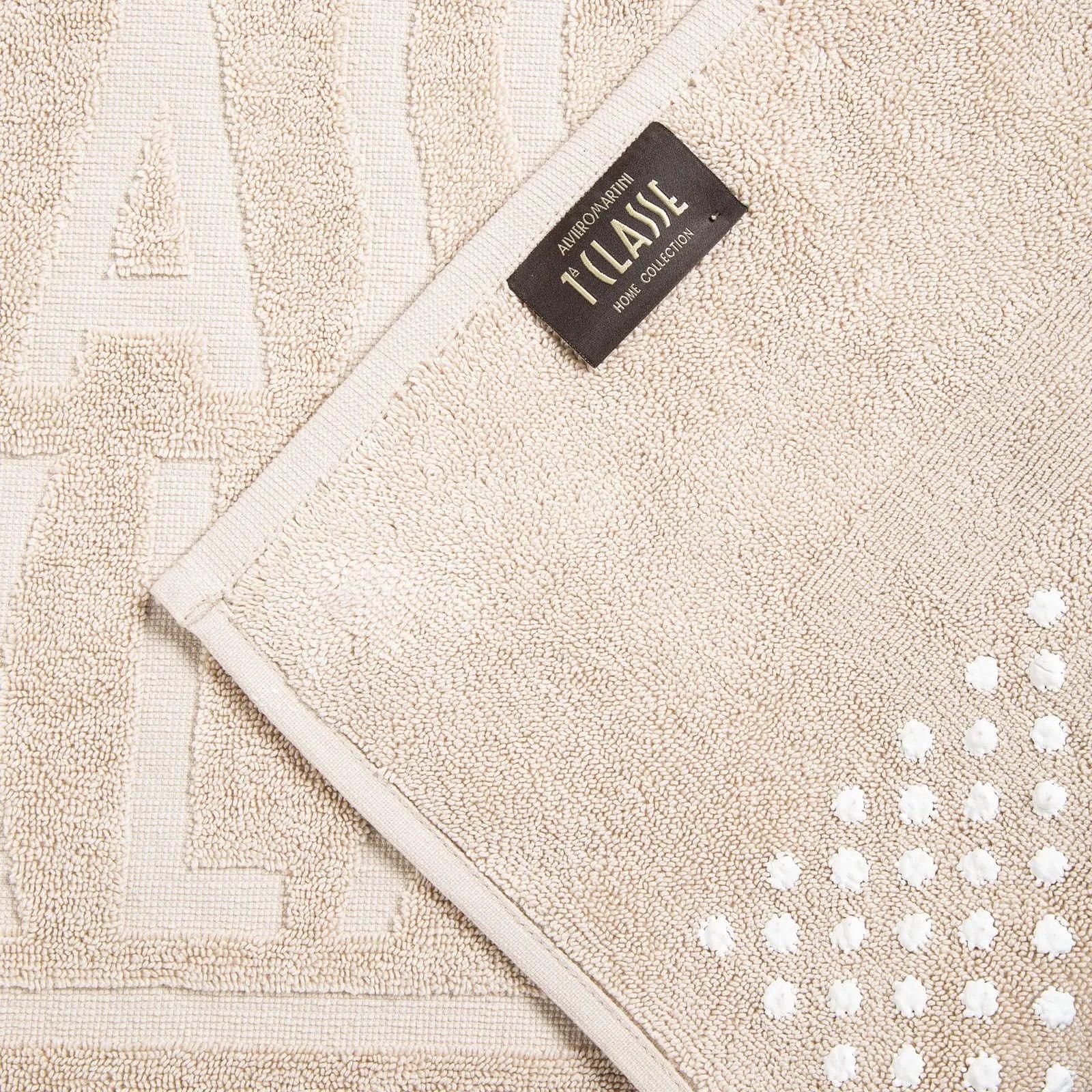 Alviero Martini Tappeto per il bagno in Cotone antiscivolo 60x110 Geo Safari 1008168 S38 - Passarelli Biancheria