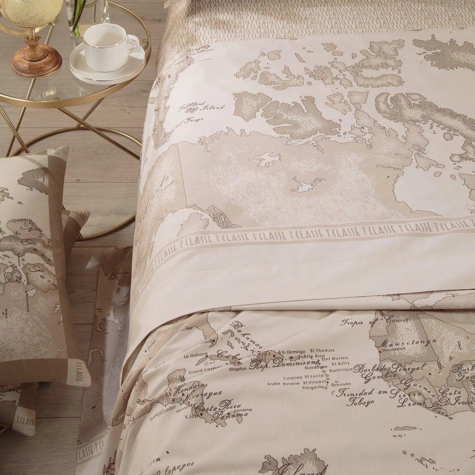 Alviero Martini Geo Safari Lenzuola Copriletto Matrimoniale 1009673 S100 - Passarelli Biancheria