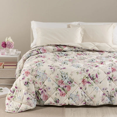 Caleffi Trapunta Damasco Beige 2411S - Varie Dimensioni