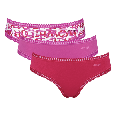 Sloggi Donna  Confezione da 3 Go Crush Hipster 10219671 S18
