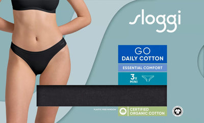 Sloggi Donna 3 Slip Mini Go daily Cotton 3P 10222320
