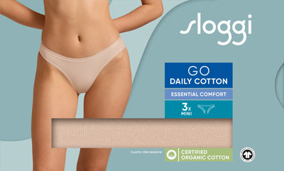 Sloggi Donna 3 Slip Mini Go daily Cotton 3P 10222320