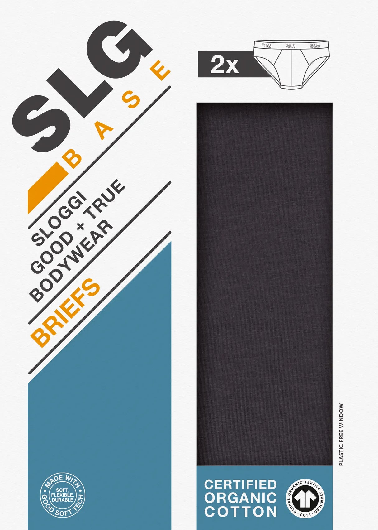 Sloggi Uomo 2 Slip SLG Base Brief 10224733 2507S19