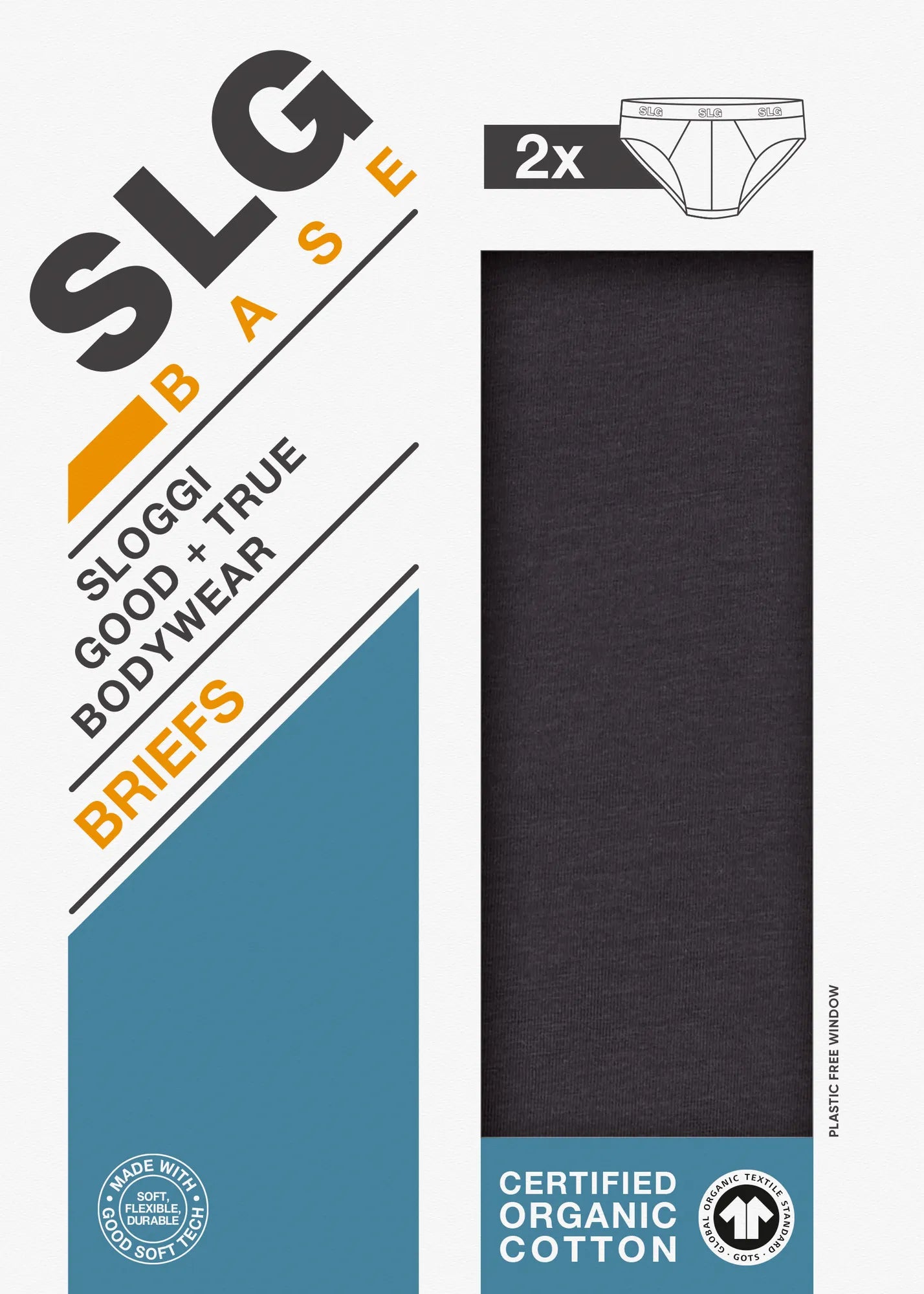 Sloggi Uomo 2 Slip SLG Base Brief 10224733 2507S19