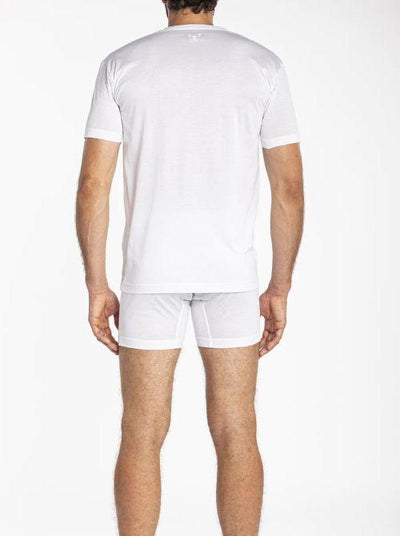 Julipet Maglia Intima da Uomo In Filo Scozia Scollo a V Maniche Corte Imola S44 - Passarelli Biancheria