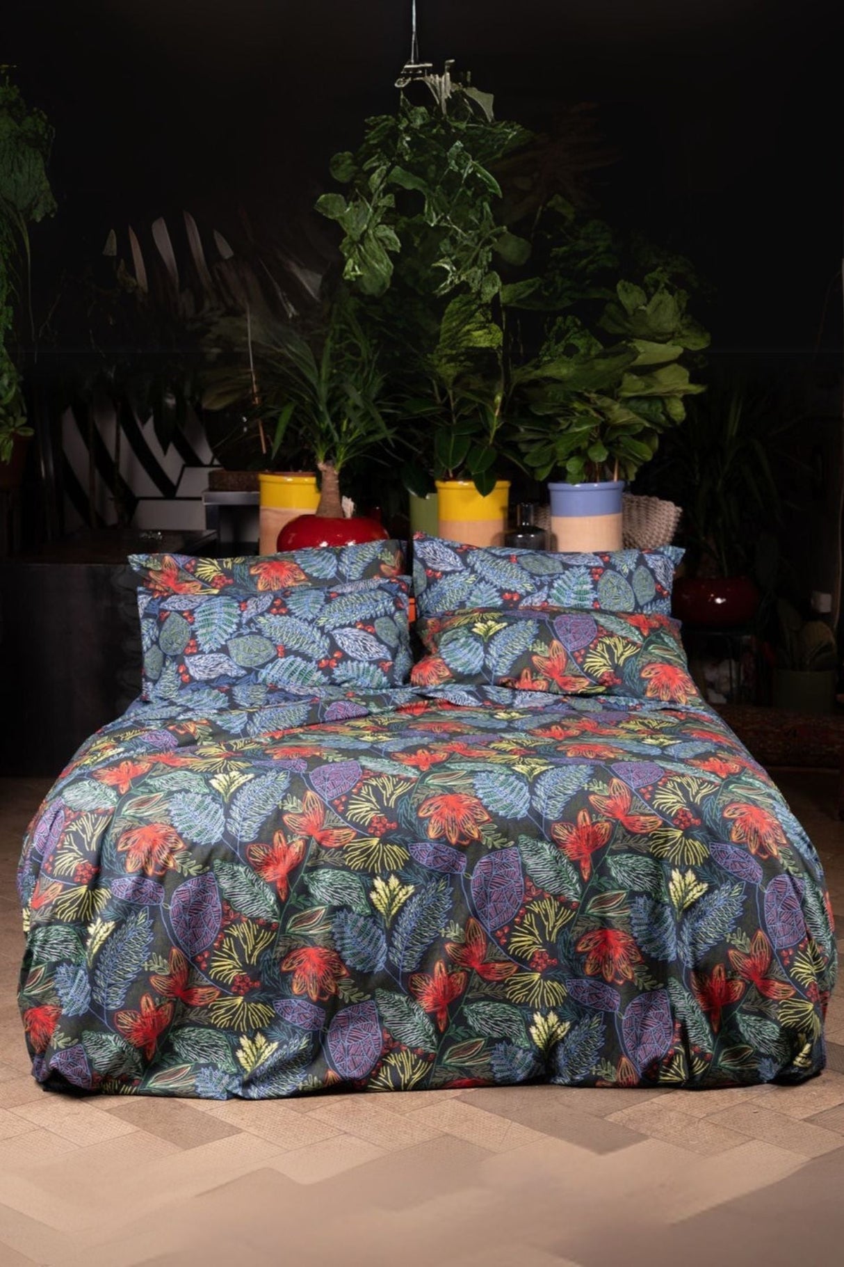 Tessitura Toscana Telerie Completo Lenzuola Matrimoniale Ophelia