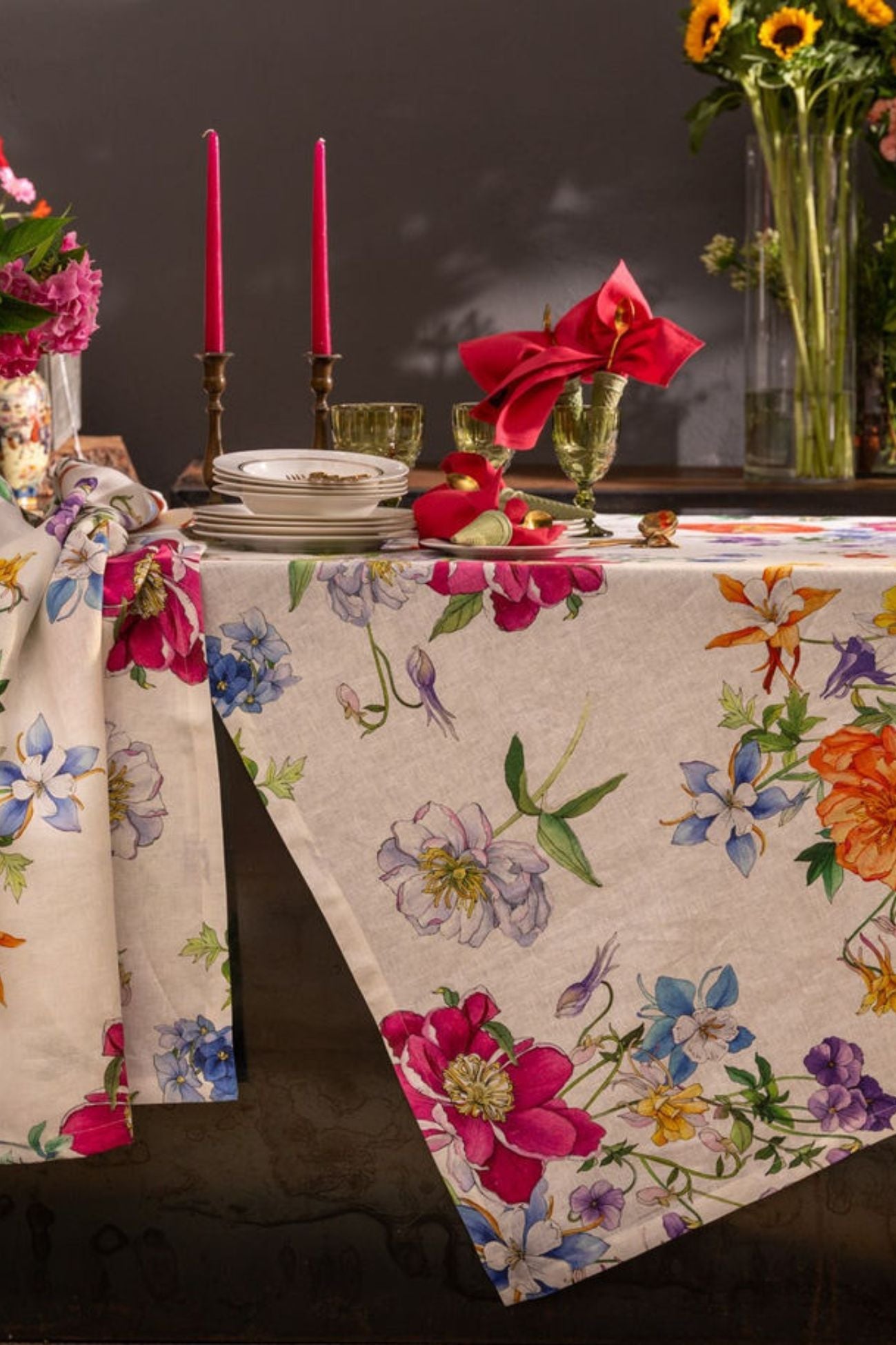 Tessitura Toscana Telerie Tovaglia Antea - Varie Dimensioni