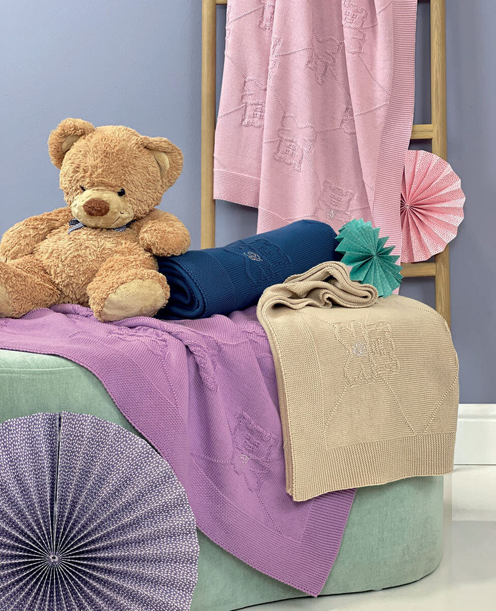 Blumarine Baby Copertina Culla Orsetto