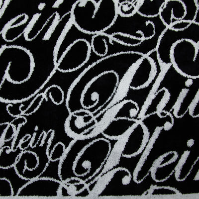 Philipp Plein Asciugamano con Ospite Script Moderno in Spugna