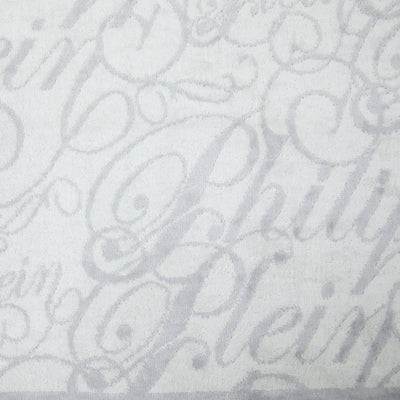 Philipp Plein Asciugamano con Ospite Script Moderno in Spugna