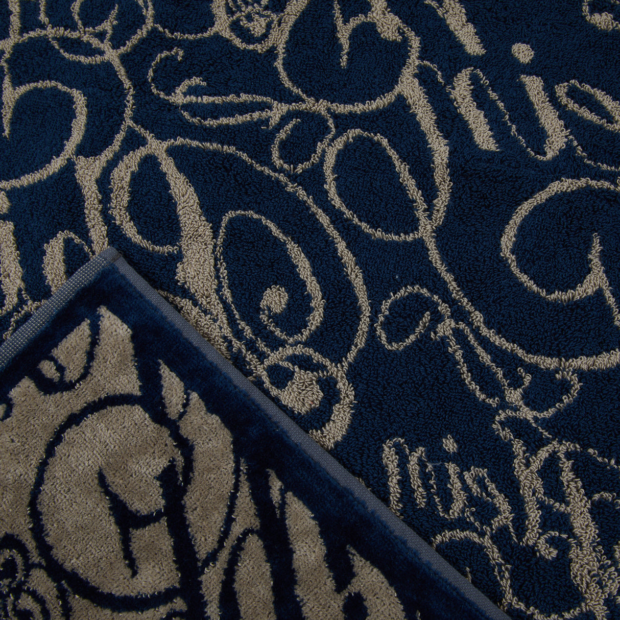 Philipp Plein Asciugamano con Ospite Script Moderno in Spugna