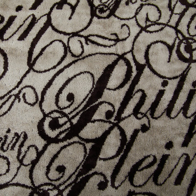Philipp Plein Asciugamano con Ospite Script Moderno in Spugna