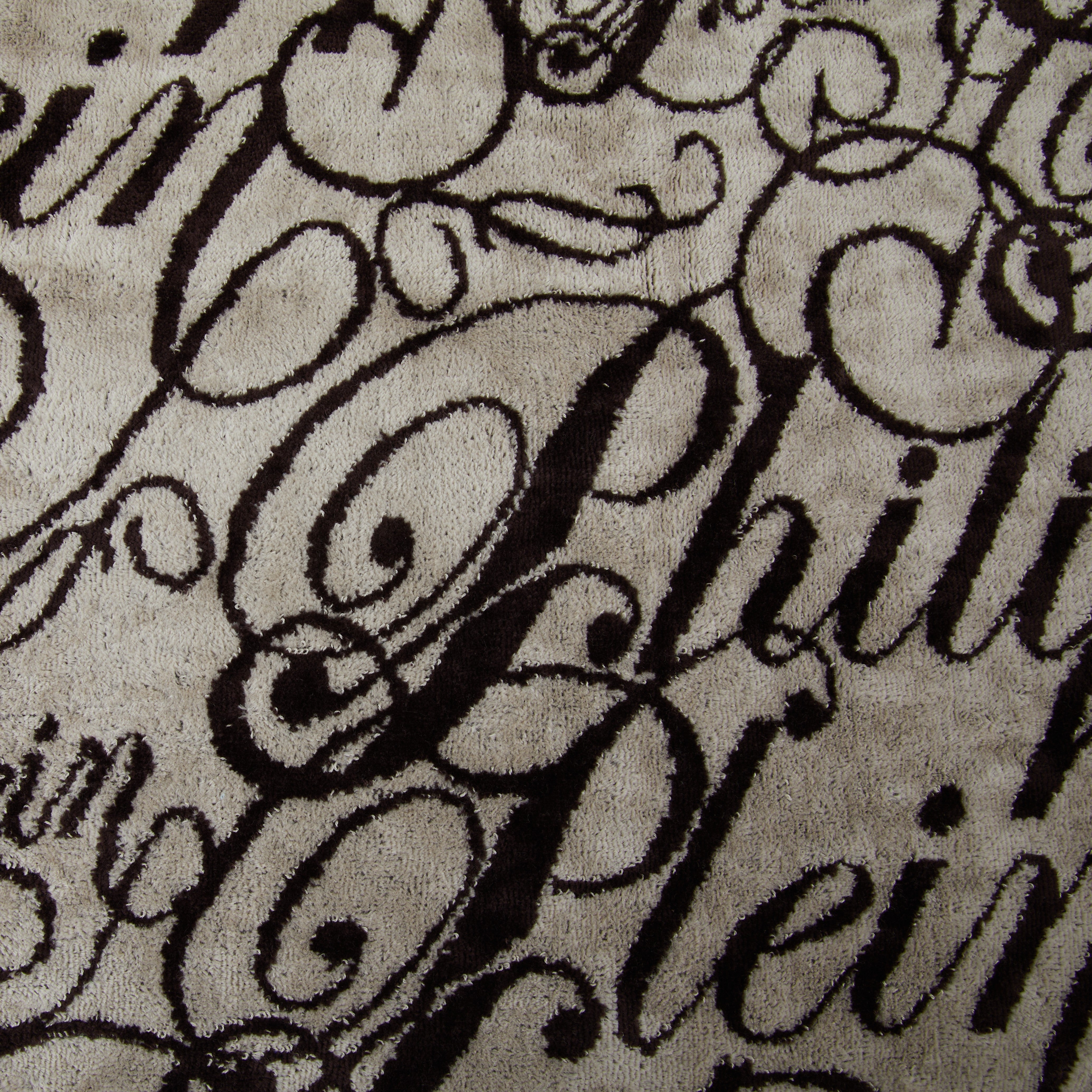 Philipp Plein Asciugamano con Ospite Script Moderno in Spugna