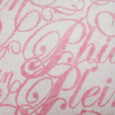 Philipp Plein Asciugamano con Ospite Script Moderno in Spugna