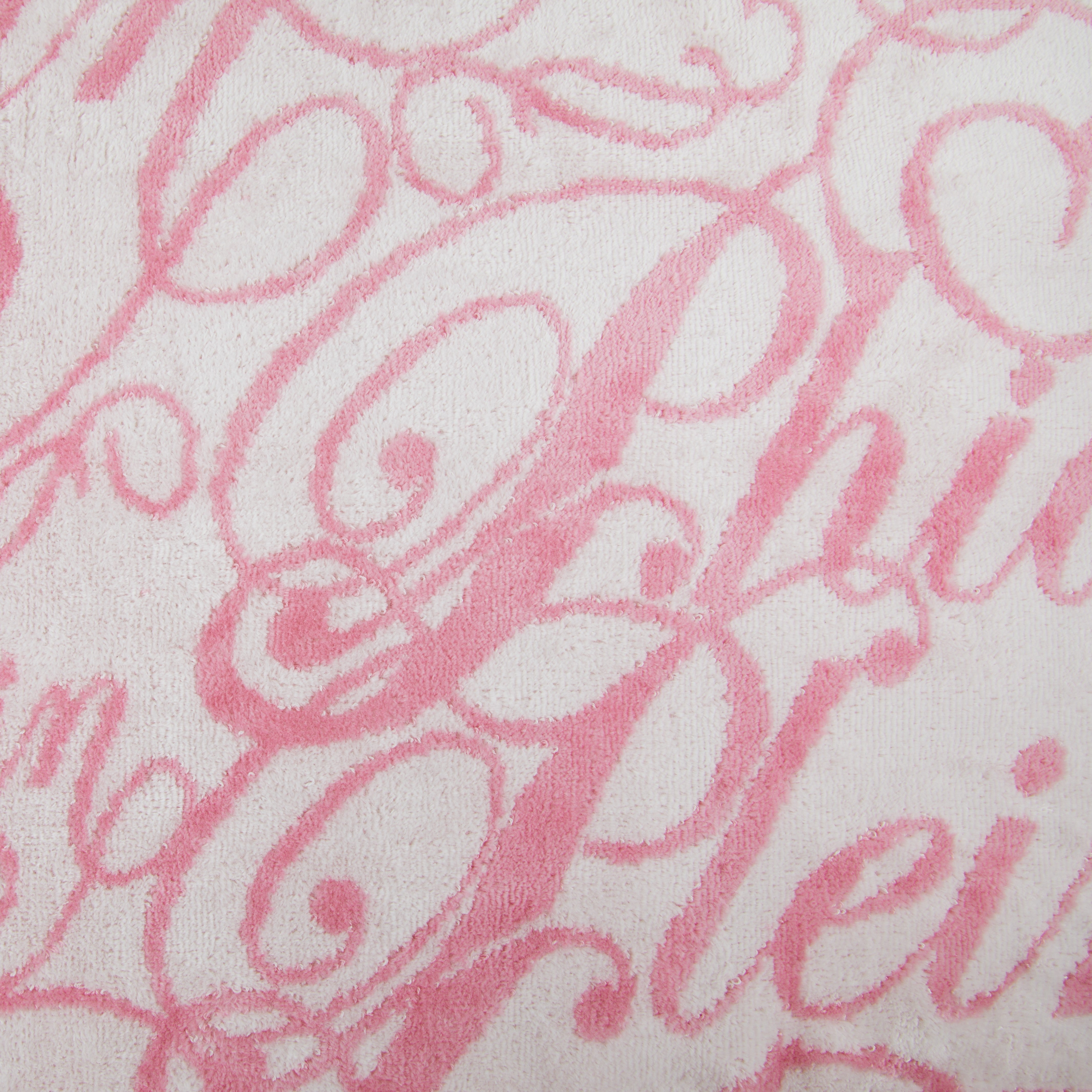 Philipp Plein Asciugamano con Ospite Script Moderno in Spugna