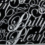 Philipp Plein Telo Bagno Script Moderno in Spugna