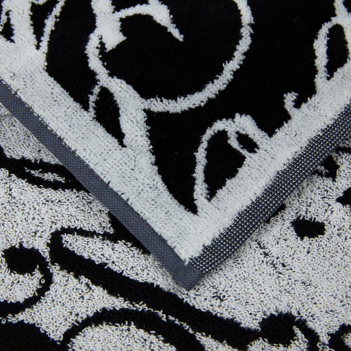 Philipp Plein Telo Bagno Script Moderno in Spugna