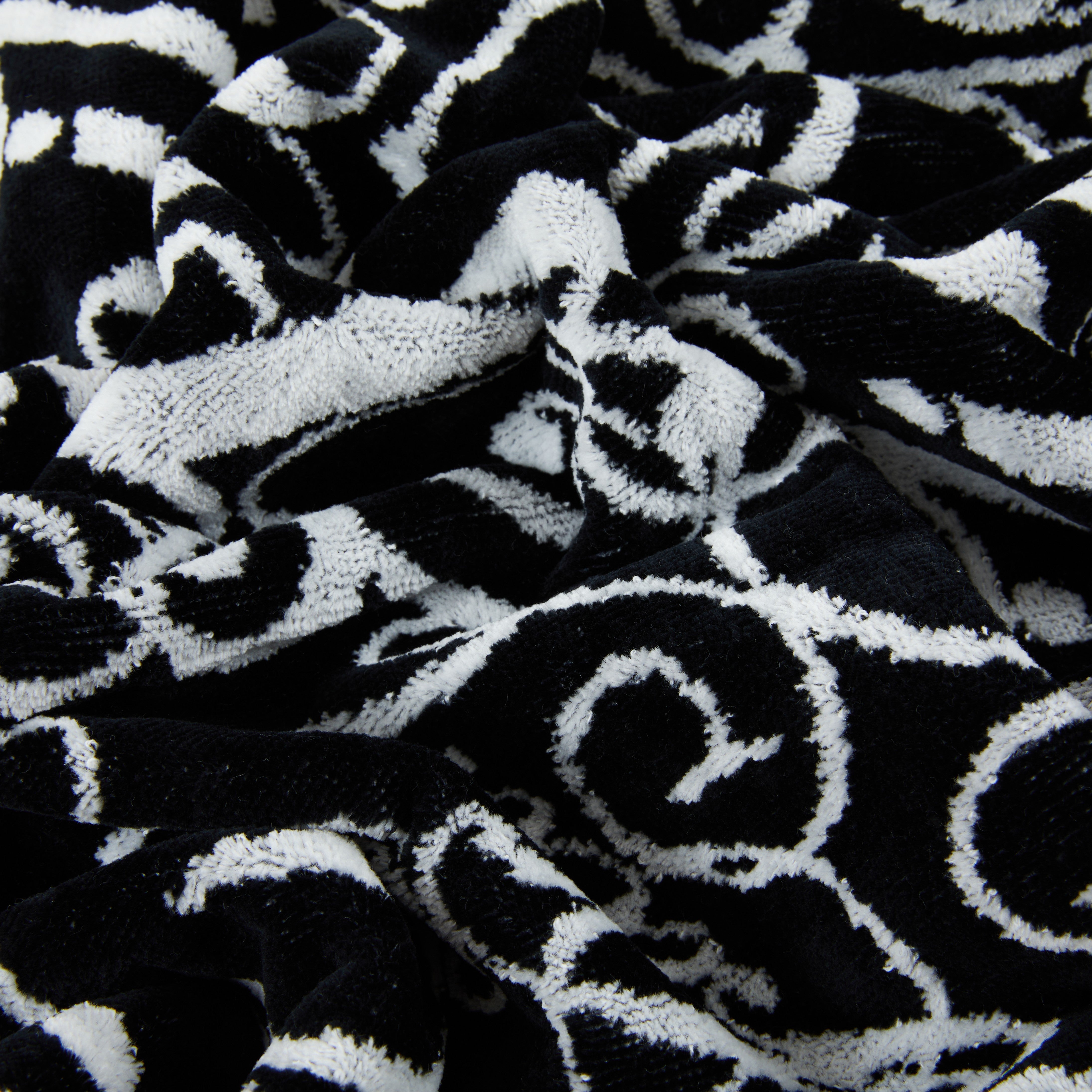 Philipp Plein Telo Bagno Script Moderno in Spugna