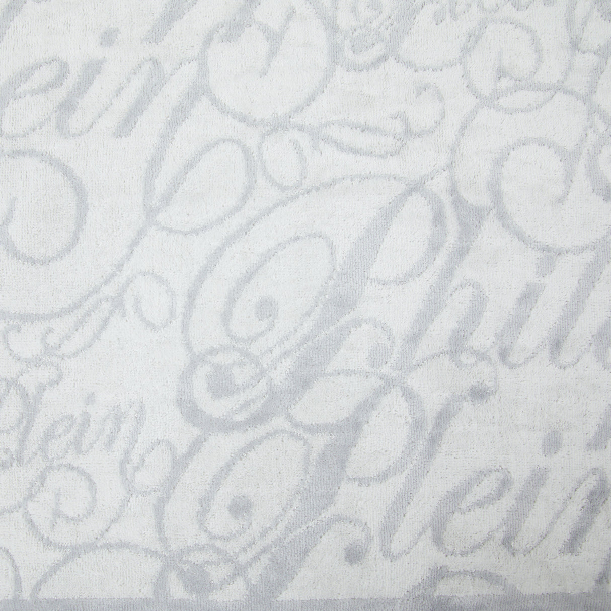 Philipp Plein Telo Bagno Script Moderno in Spugna