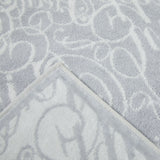 Philipp Plein Telo Bagno Script Moderno in Spugna