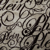 Philipp Plein Telo Bagno Script Moderno in Spugna