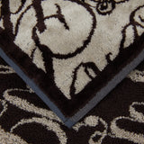 Philipp Plein Telo Bagno Script Moderno in Spugna