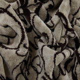 Philipp Plein Telo Bagno Script Moderno in Spugna