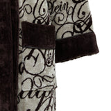 Philipp Plein Accappatoio con Cappuccio Script Moderno in Spugna