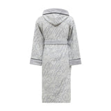 Philipp Plein Accappatoio con Cappuccio Script Moderno in Spugna