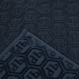 Philipp Plein Telo Bagno Hexagon Moderno in Spugna