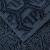 Philipp Plein Telo Bagno Hexagon Moderno in Spugna