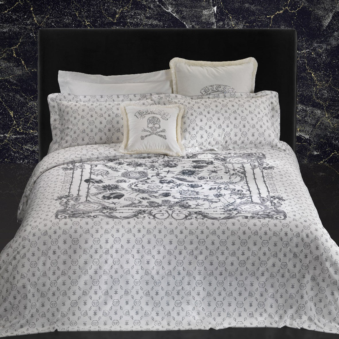 Philipp Plein Completo Copripiumino Matrimoniale New baroque Moderno