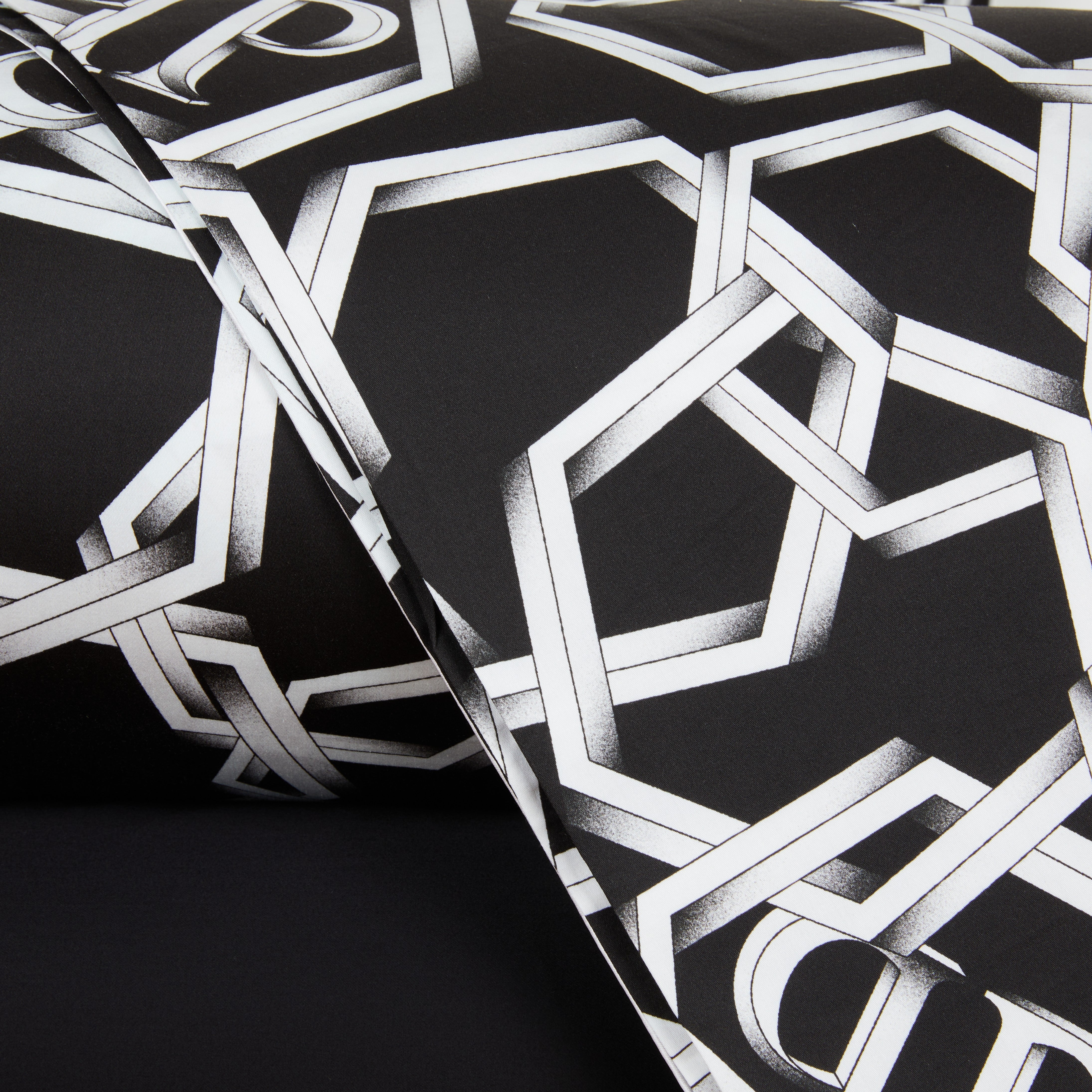 Philipp Plein Completo Lenzuola Chains Moderno in Raso di cotone