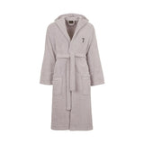 Trussardi Home Accappatoio con Cappuccio in Puro Cotone Ribbon S100