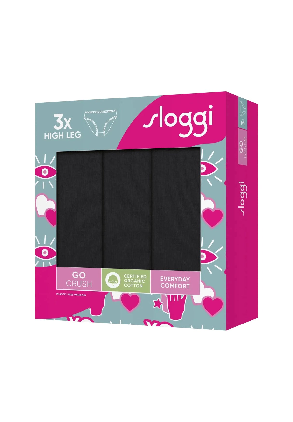 Sloggi Donna Confezione da 3 Go Crush Leg 2509S17