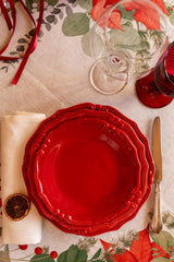 Tessitura Toscana Telerie Tovaglia Natalizia Garland Glee