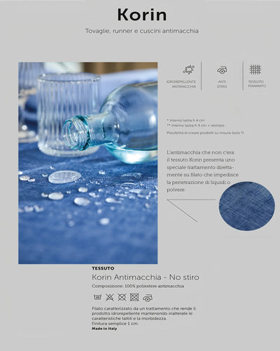 Maison Sucrée Tovaglia Antimacchia Tinta Unita Korin - Varie Dimensioni