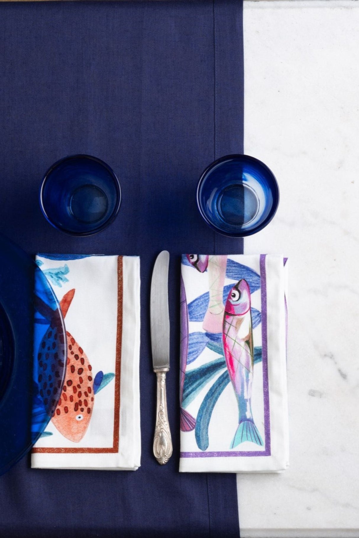 Tessitura Toscana Telerie Set 4 Tovaglioli Altomare